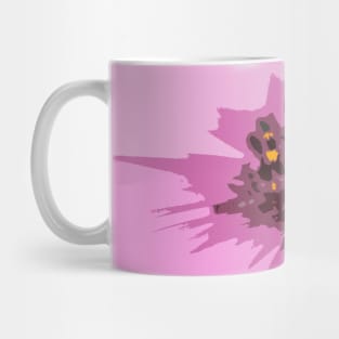 Abstract & Artsy Daisy Flower in Colorful Tones of Pretty Pink Mug